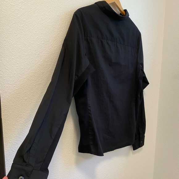 Betabrand Work It Button Up Dress Shirt Blouse - Picture 3 of 13